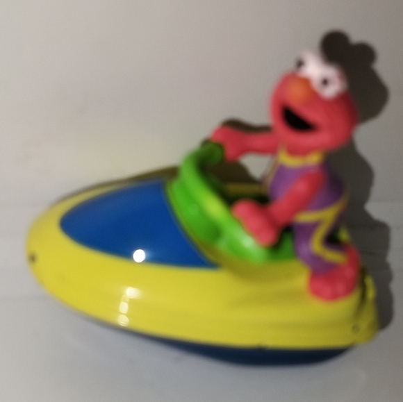 Vintage Sesame Street Elmo's Wave Rider Tyco Fisher Price (1999) Die-Cast - Picture 3 of 10
